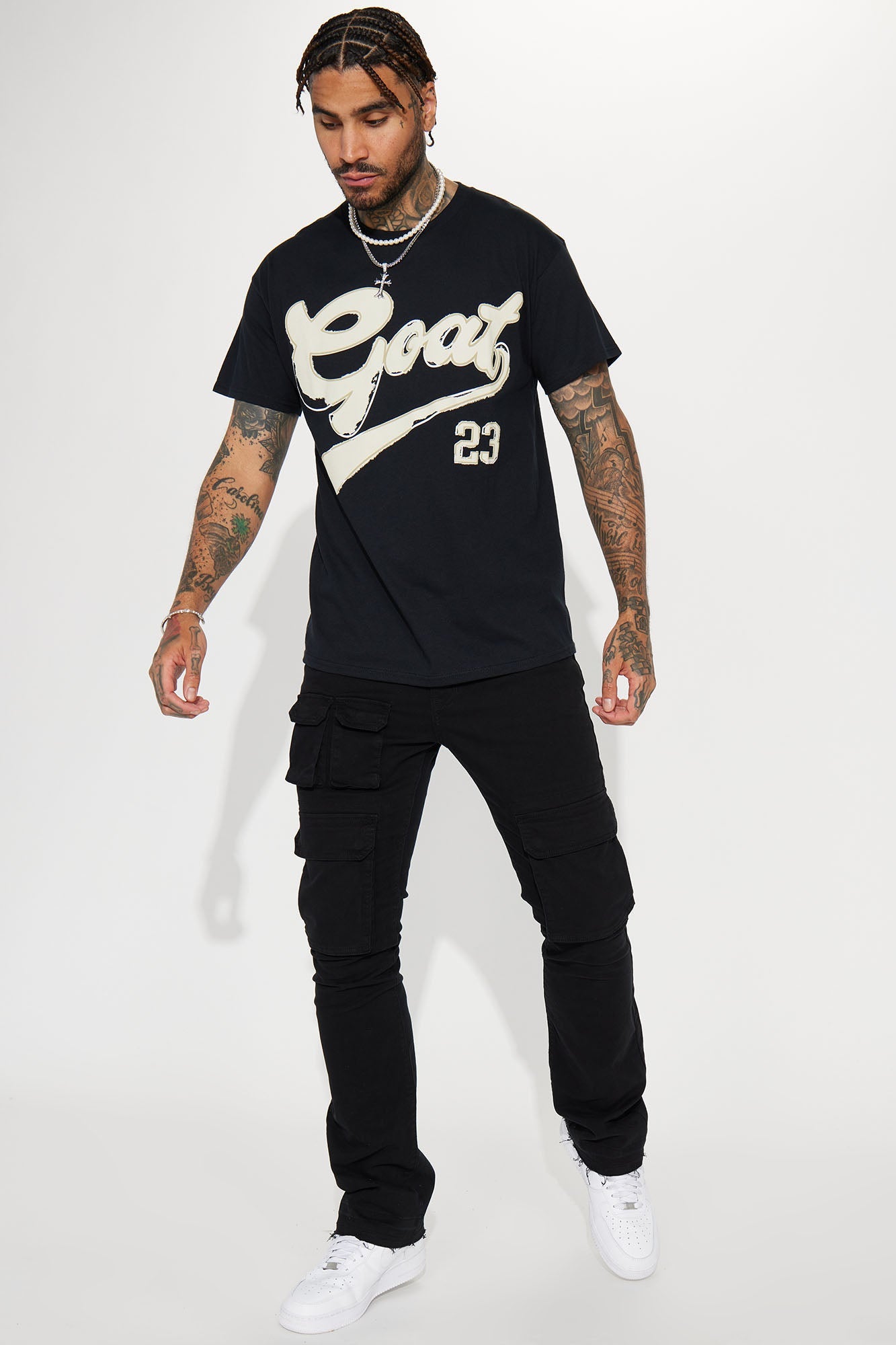 Baseball Goat Short Sleeve Tee - Black