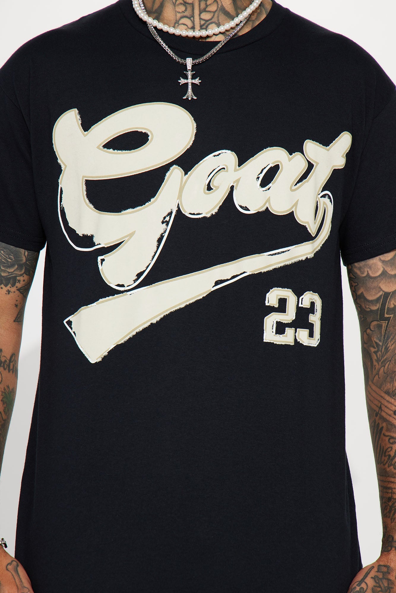 Baseball Goat Short Sleeve Tee - Black