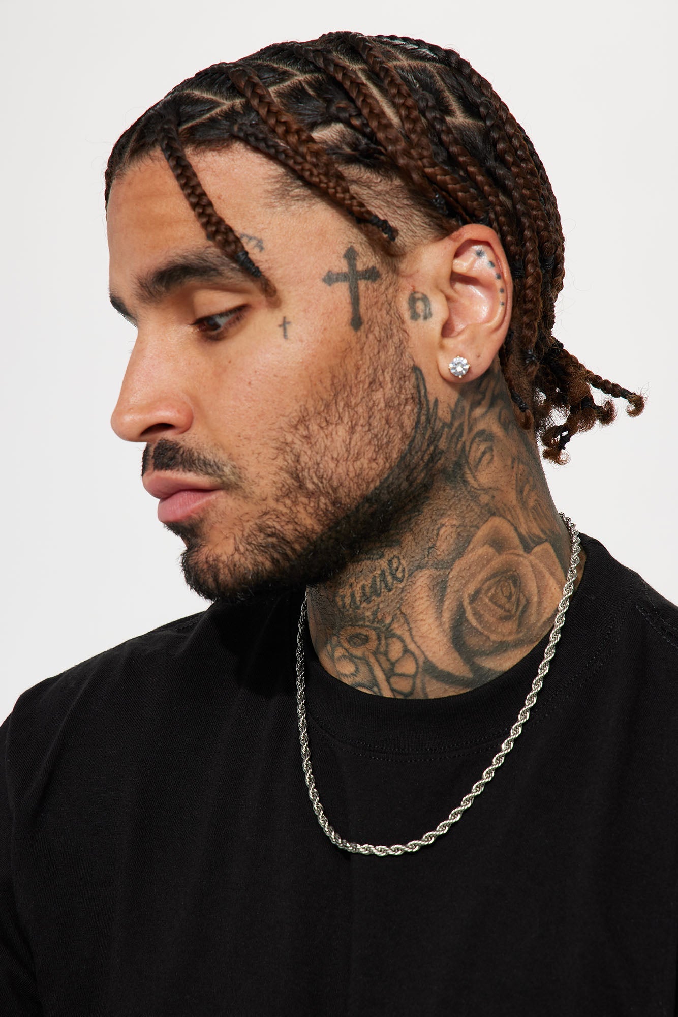 5mm Rope Chain Necklace - Silver