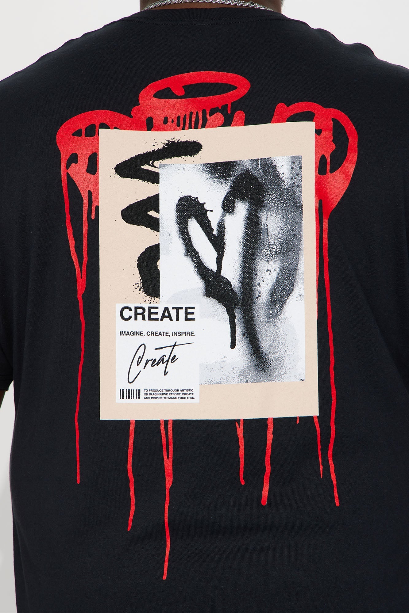 Create Love Short Sleeve Tee - Black