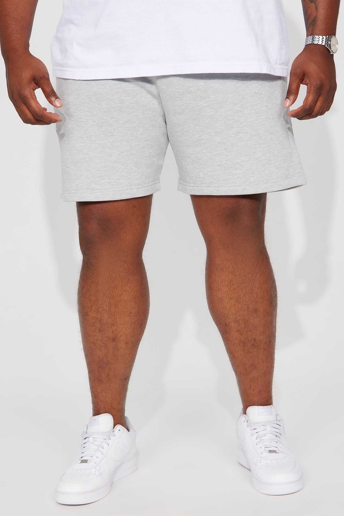 Tyson Sweatshort - Heather Grey