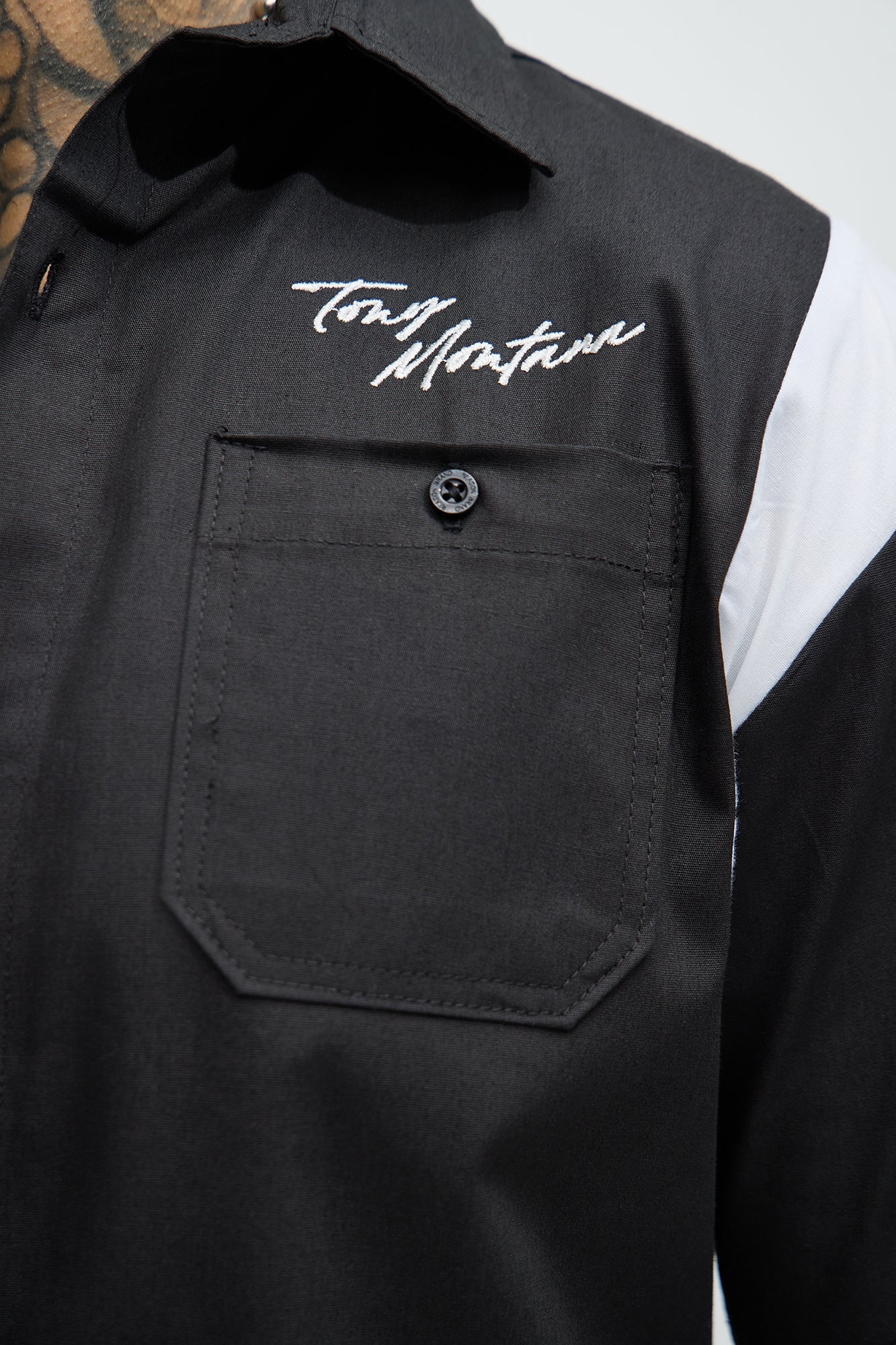 Scarface Tony Montana Mechanics Shirt - Black