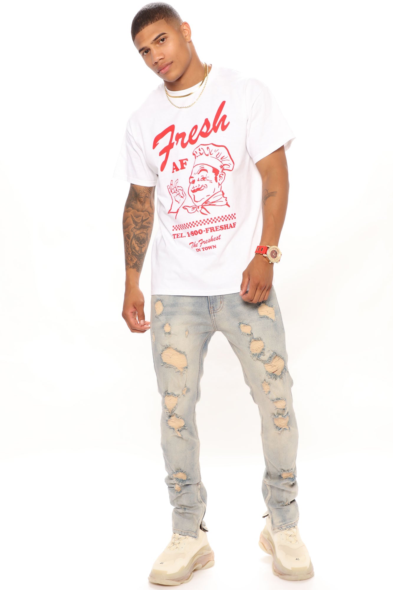 Stay Positive Skinny Jean - Light Blue Wash