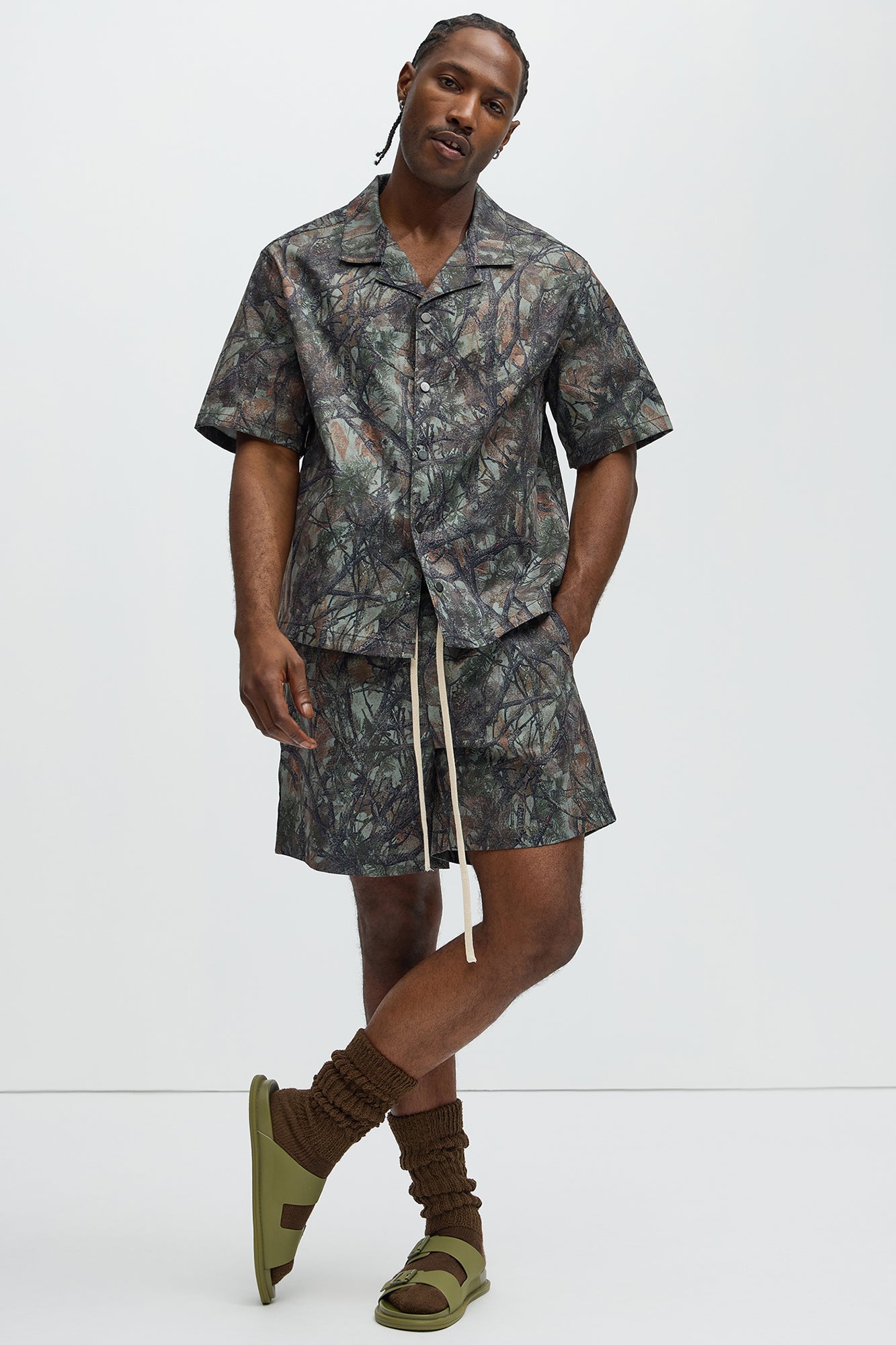 Cleveland Camouflage Warm Up Shorts - Camouflage