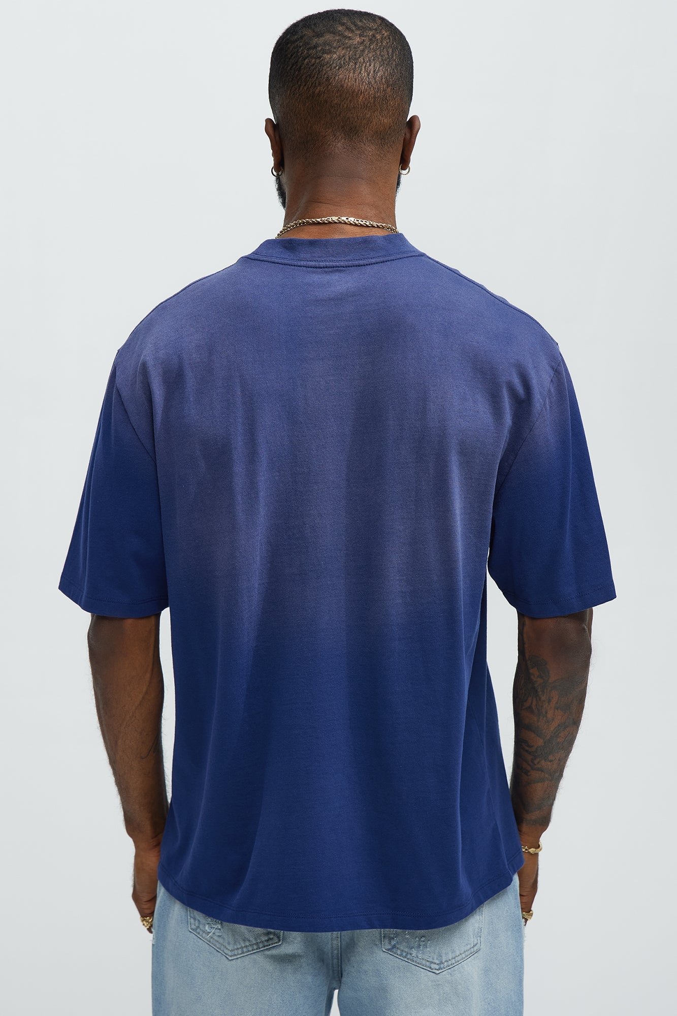 Von Dutch Patch Short Sleeve Crew Tee - Navy