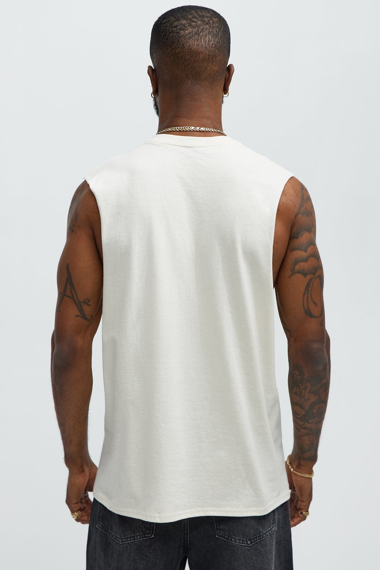 Western Skies Muscle Tee - Natural