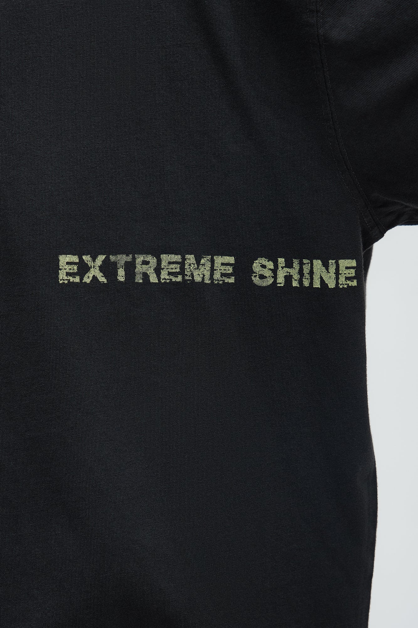 Extreme Shine Oversized Short Sleeve Tee - Black Wash