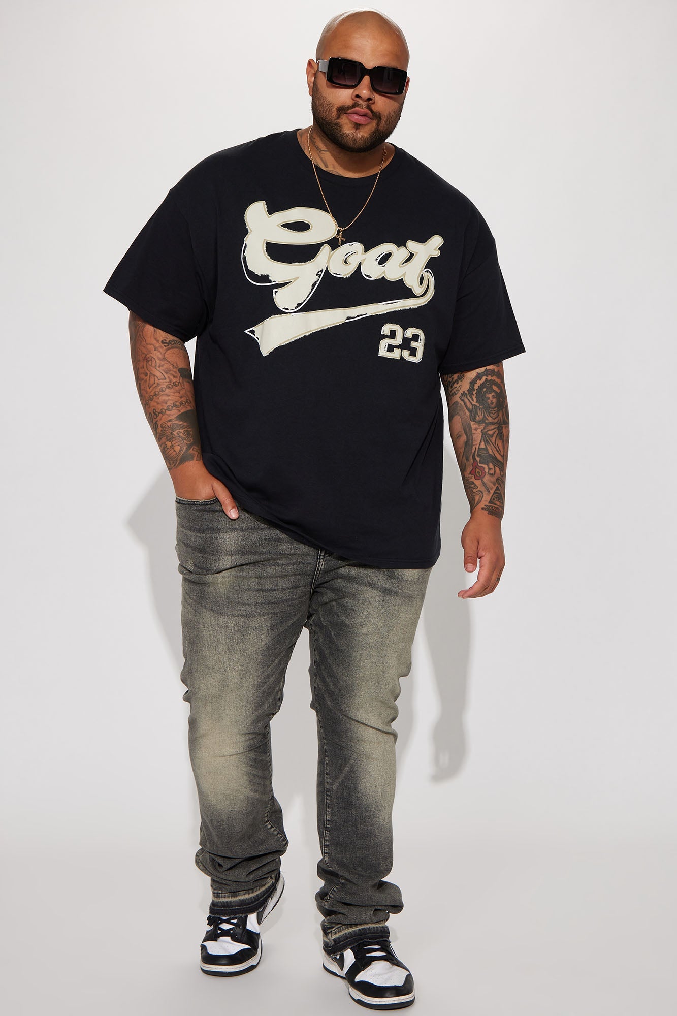 Baseball Goat Short Sleeve Tee - Black