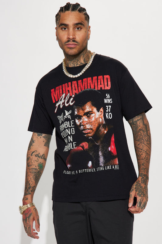 Muhammad Ali Rumble Short Sleeve Tee - Black