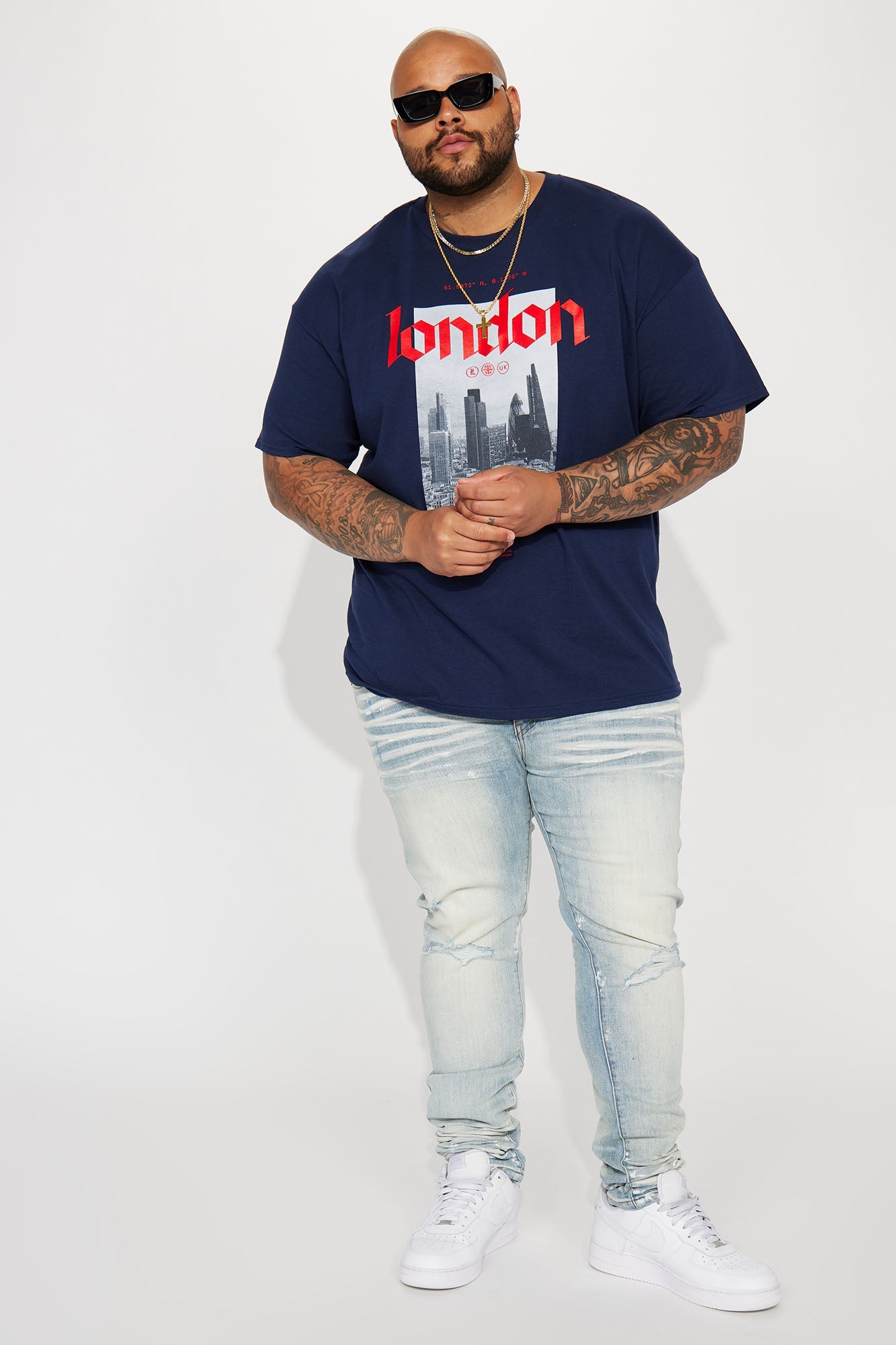 London Short Sleeve Tee - Navy