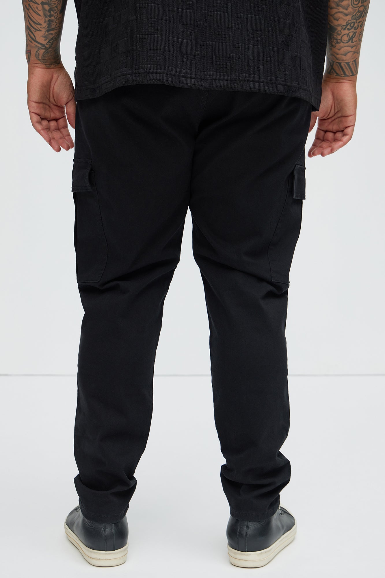 Kyle Slim Cargo Pants - Black