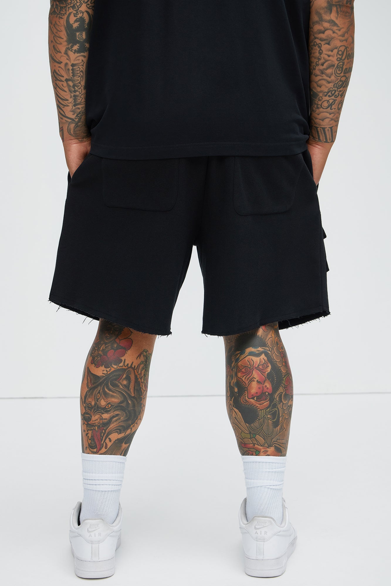 Tyson Keep It Going Carpenter Sweat Shorts - Black