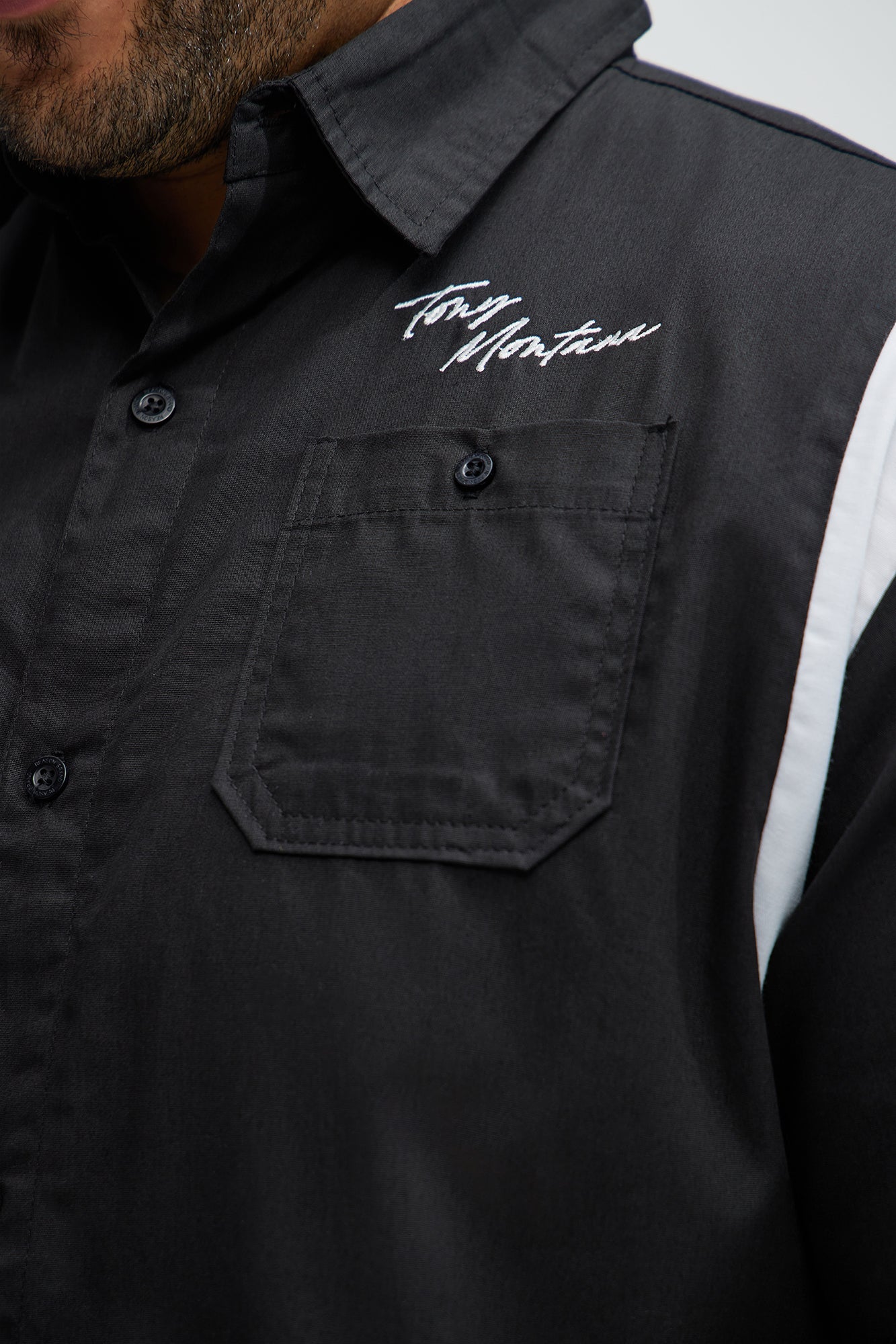 Scarface Tony Montana Mechanics Shirt - Black