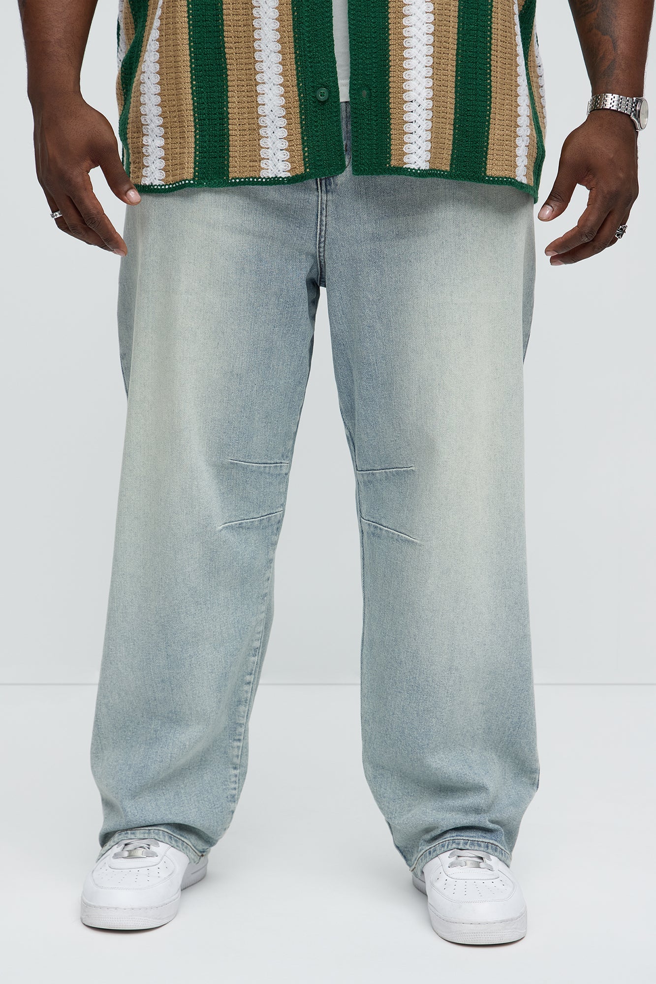 Kylan Classic Baggy Jeans - Light Blue Wash