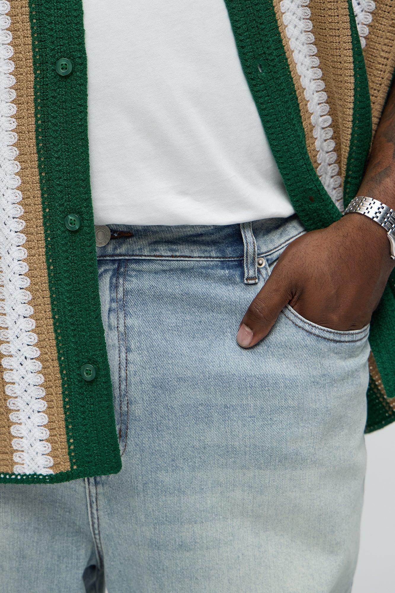 Kylan Classic Baggy Jeans - Light Blue Wash