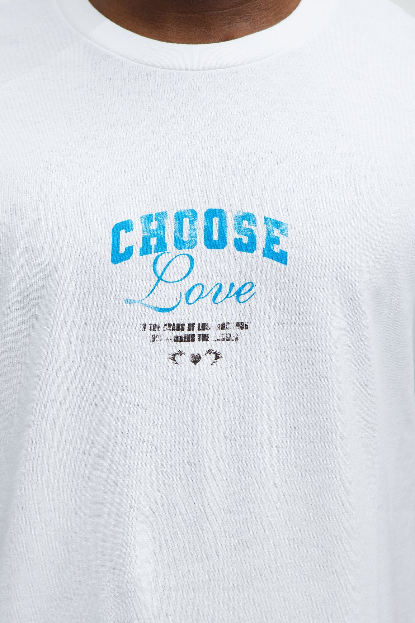 Choose Love Short Sleeve Tee - White