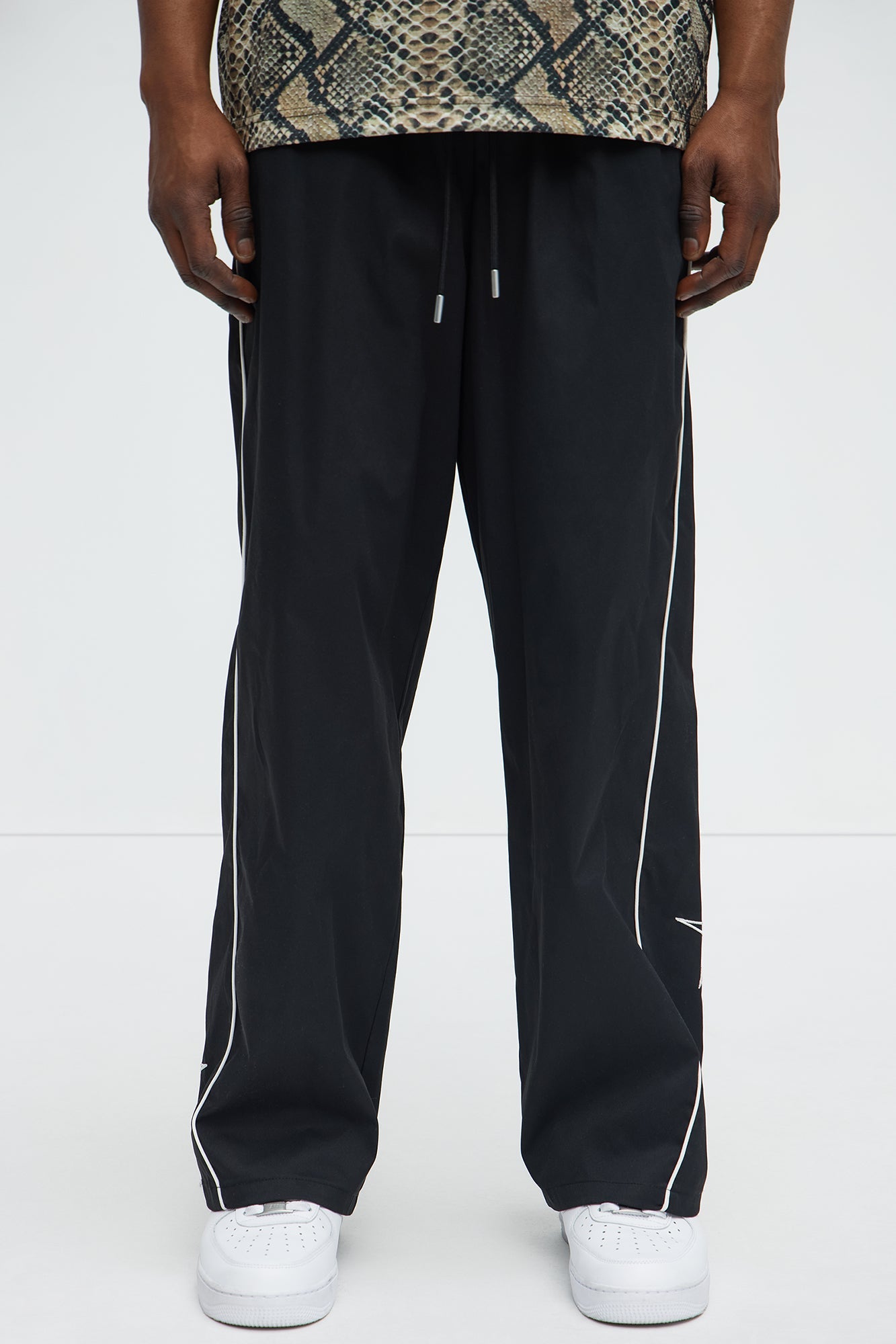 Star Boi Baggy Pants - Black