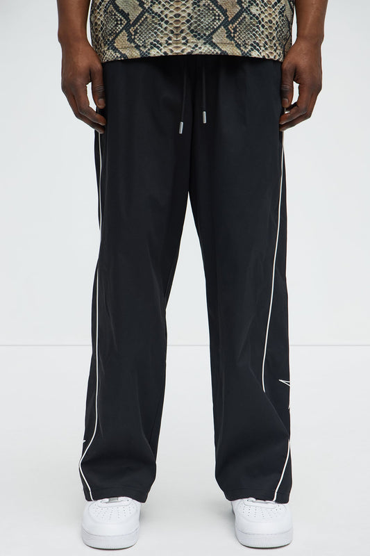 Star Boi Baggy Pants - Black