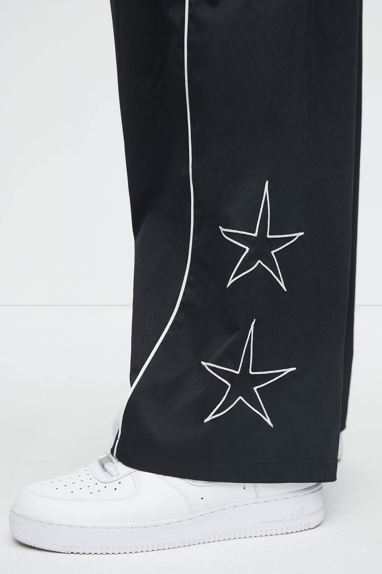 Star Boi Baggy Pants - Black