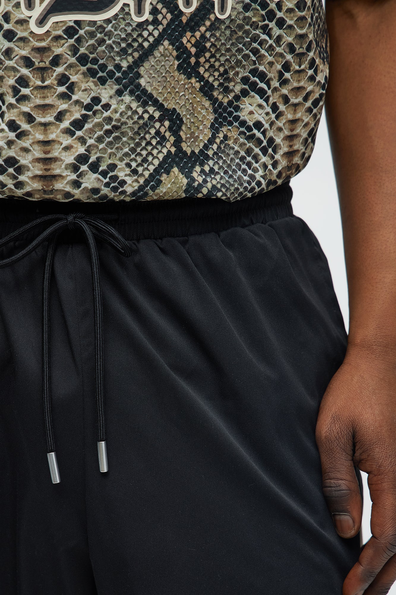 Star Boi Baggy Pants - Black