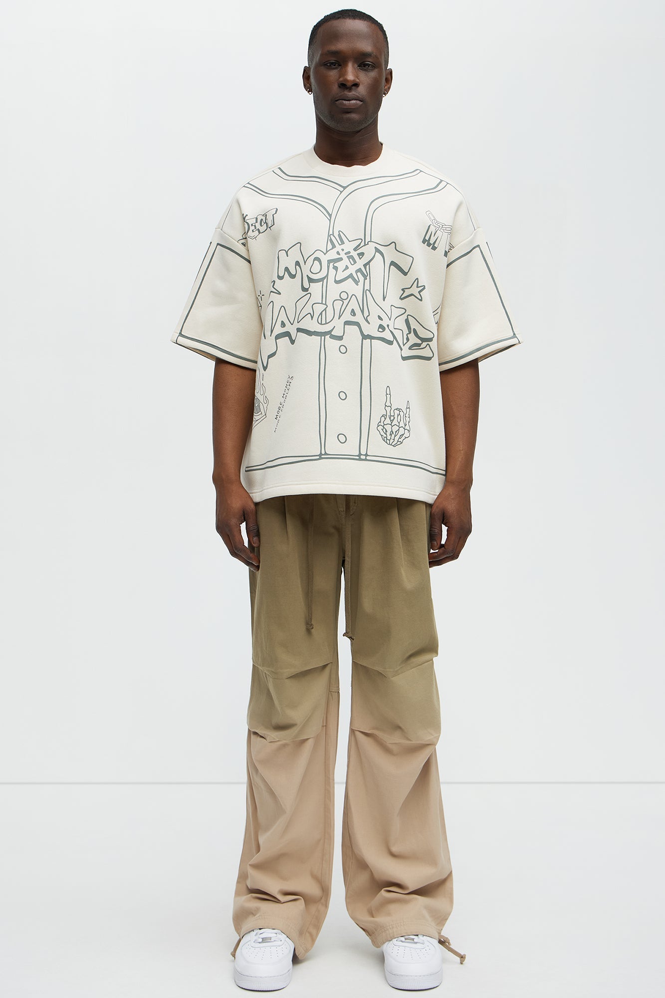 Tyson MVP Short Sleeve Tee - Cream/combo