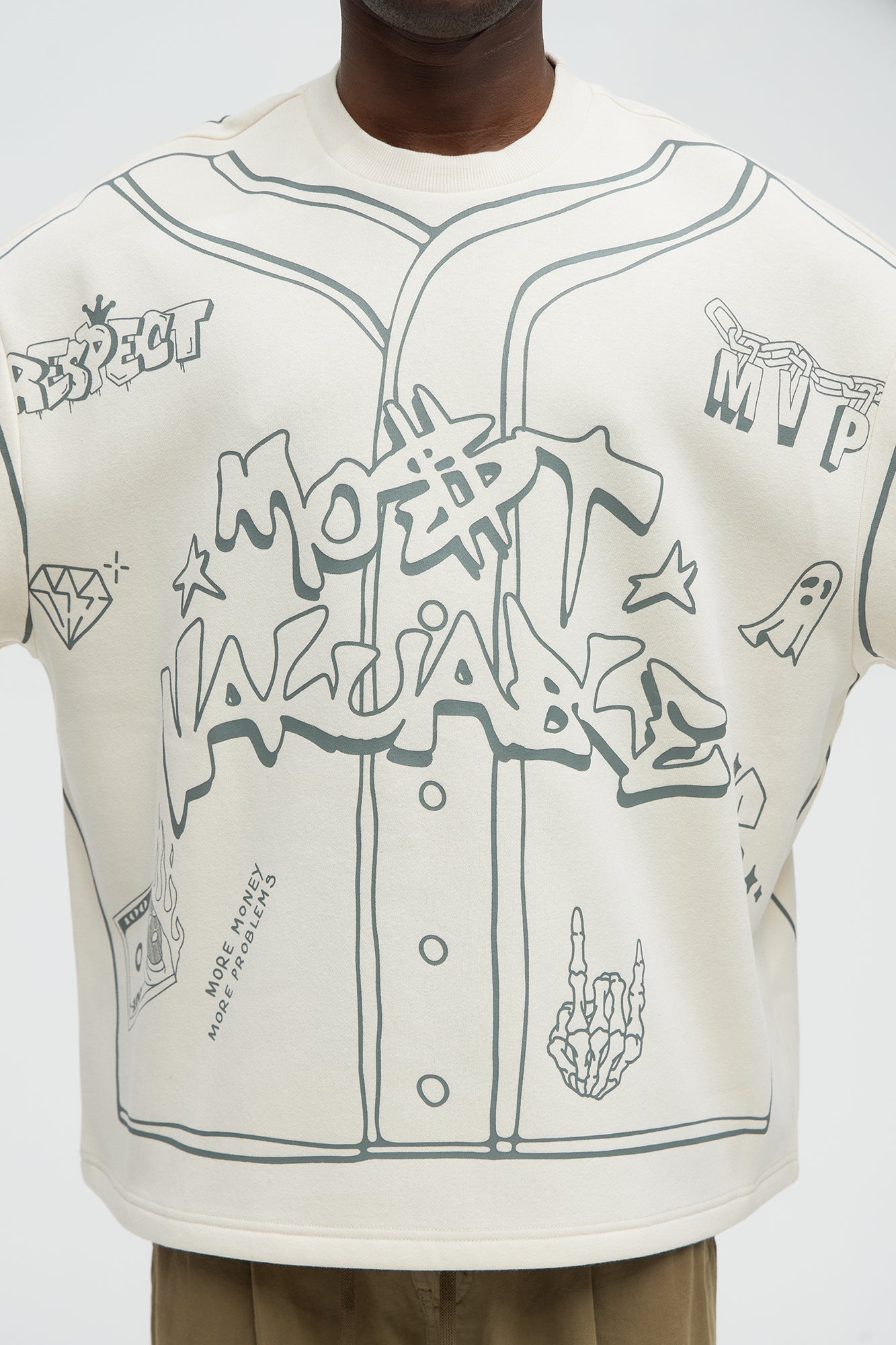 Tyson MVP Short Sleeve Tee - Cream/combo