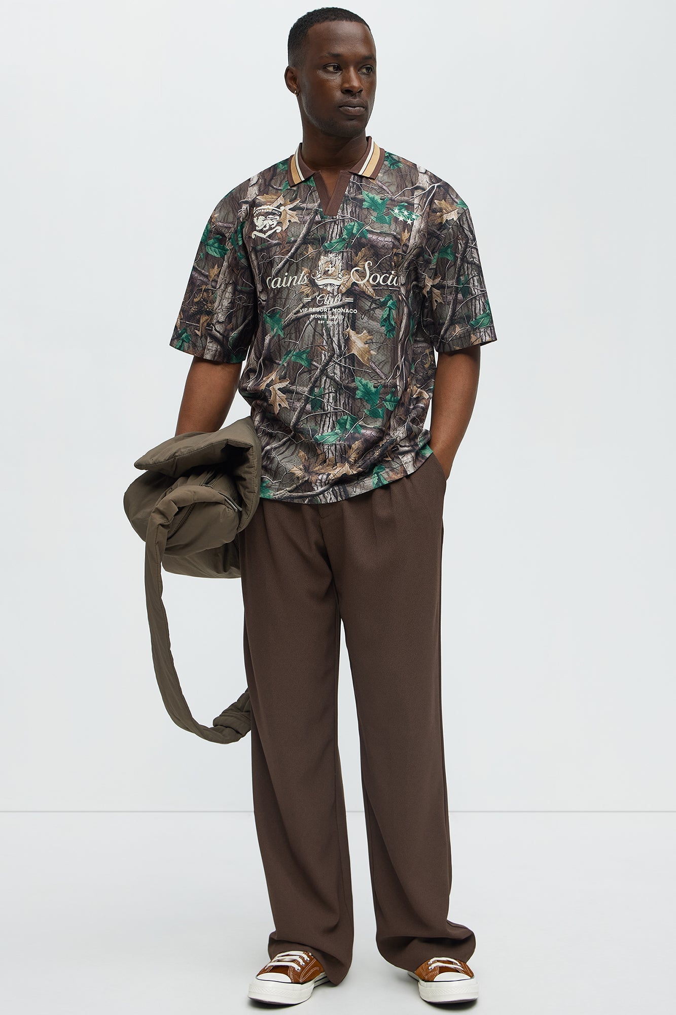 Camo Saints Short Sleeve Soccer Jersey - Camouflage