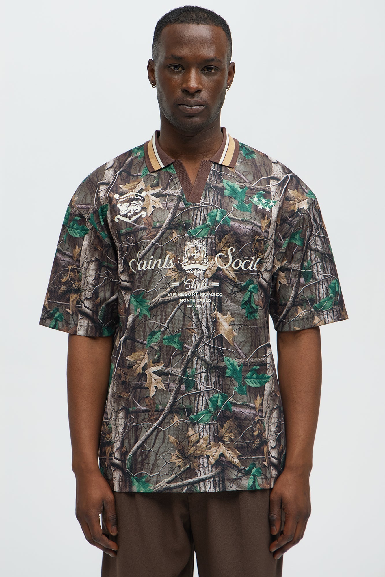 Camo Saints Short Sleeve Soccer Jersey - Camouflage