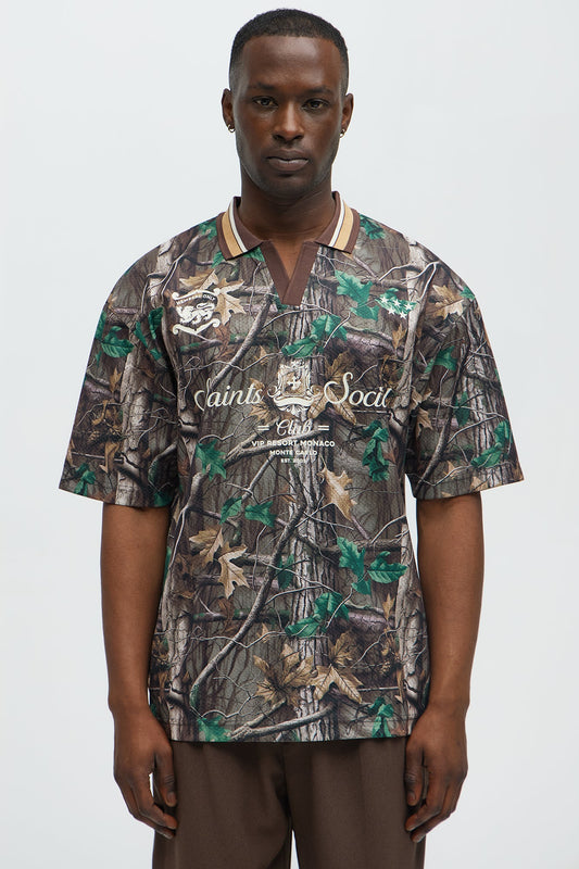 Camo Saints Short Sleeve Soccer Jersey - Camouflage