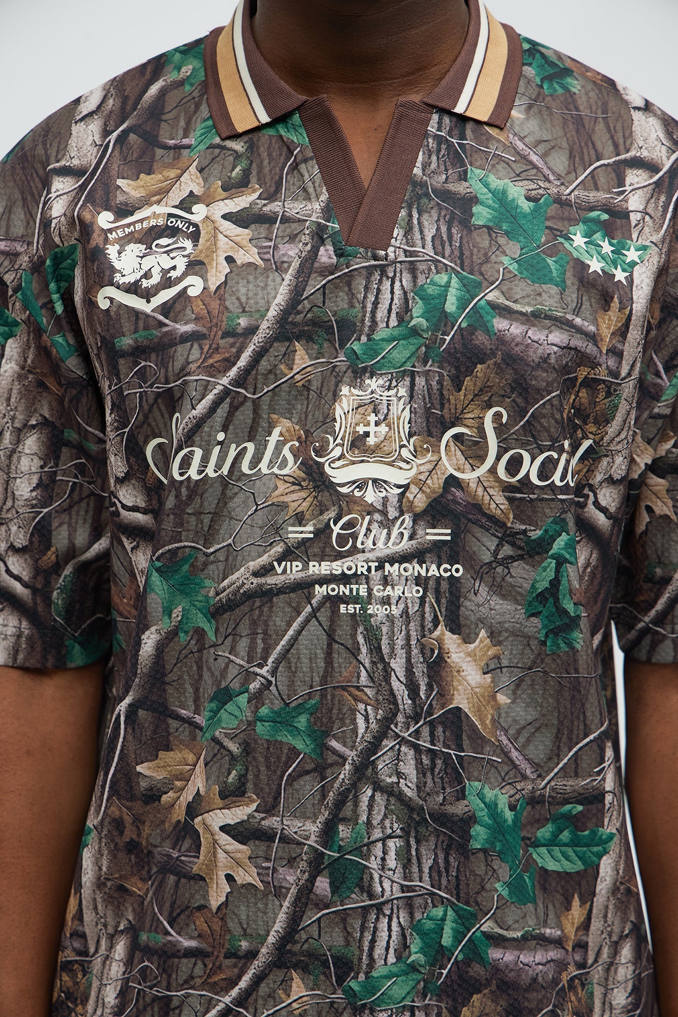 Camo Saints Short Sleeve Soccer Jersey - Camouflage
