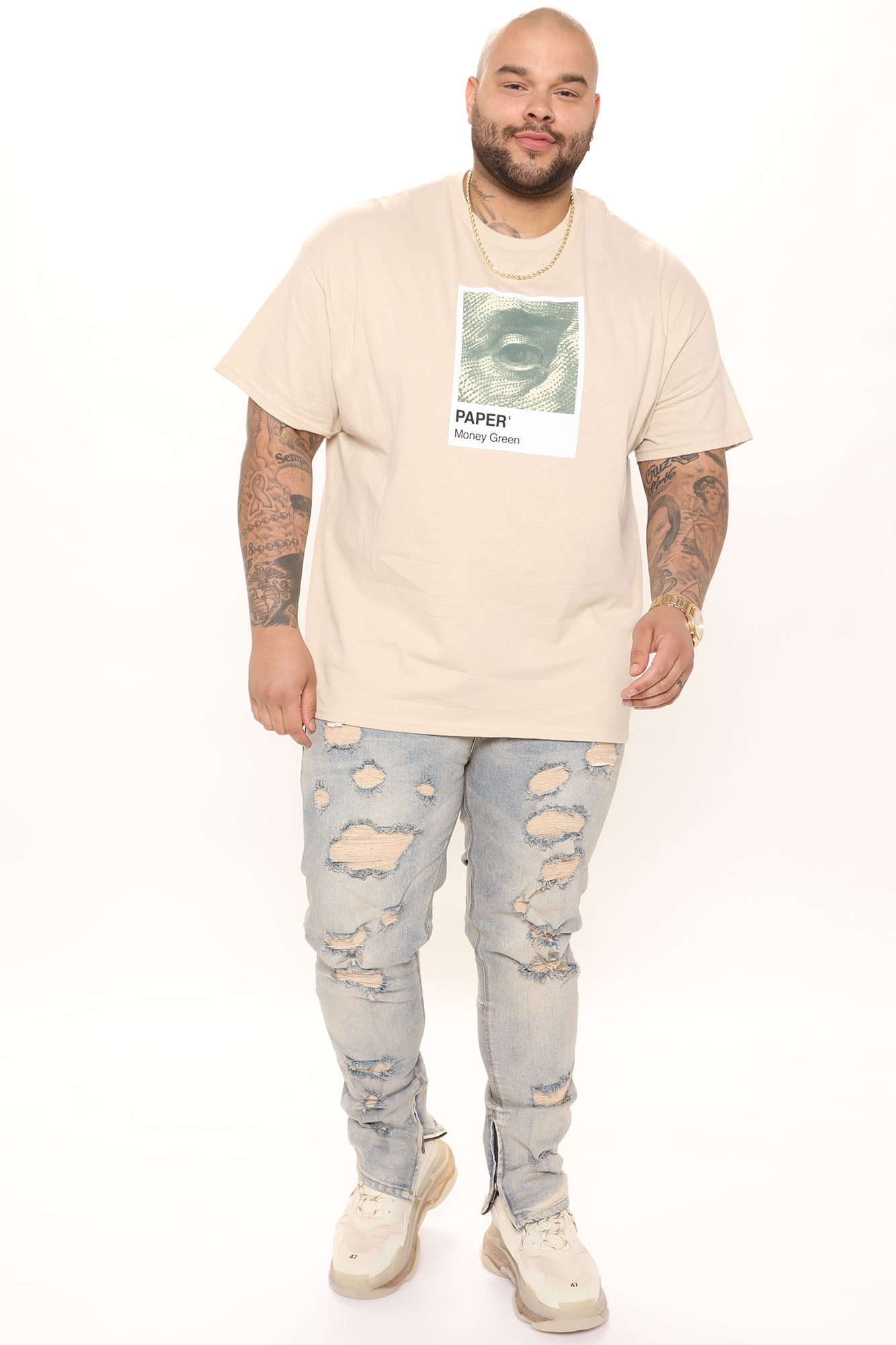 Stay Positive Skinny Jean - Light Blue Wash