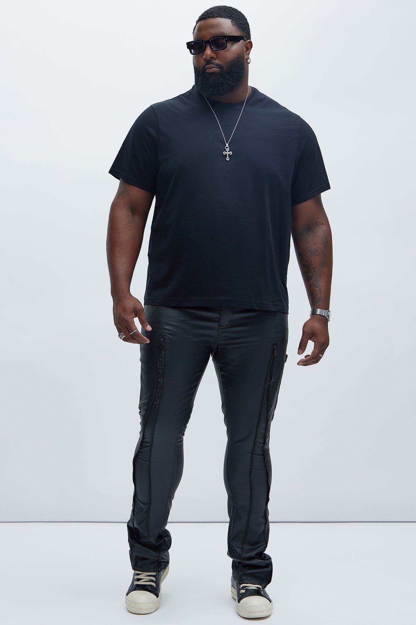 FN Essential Crew Tees 3 Pack - Black