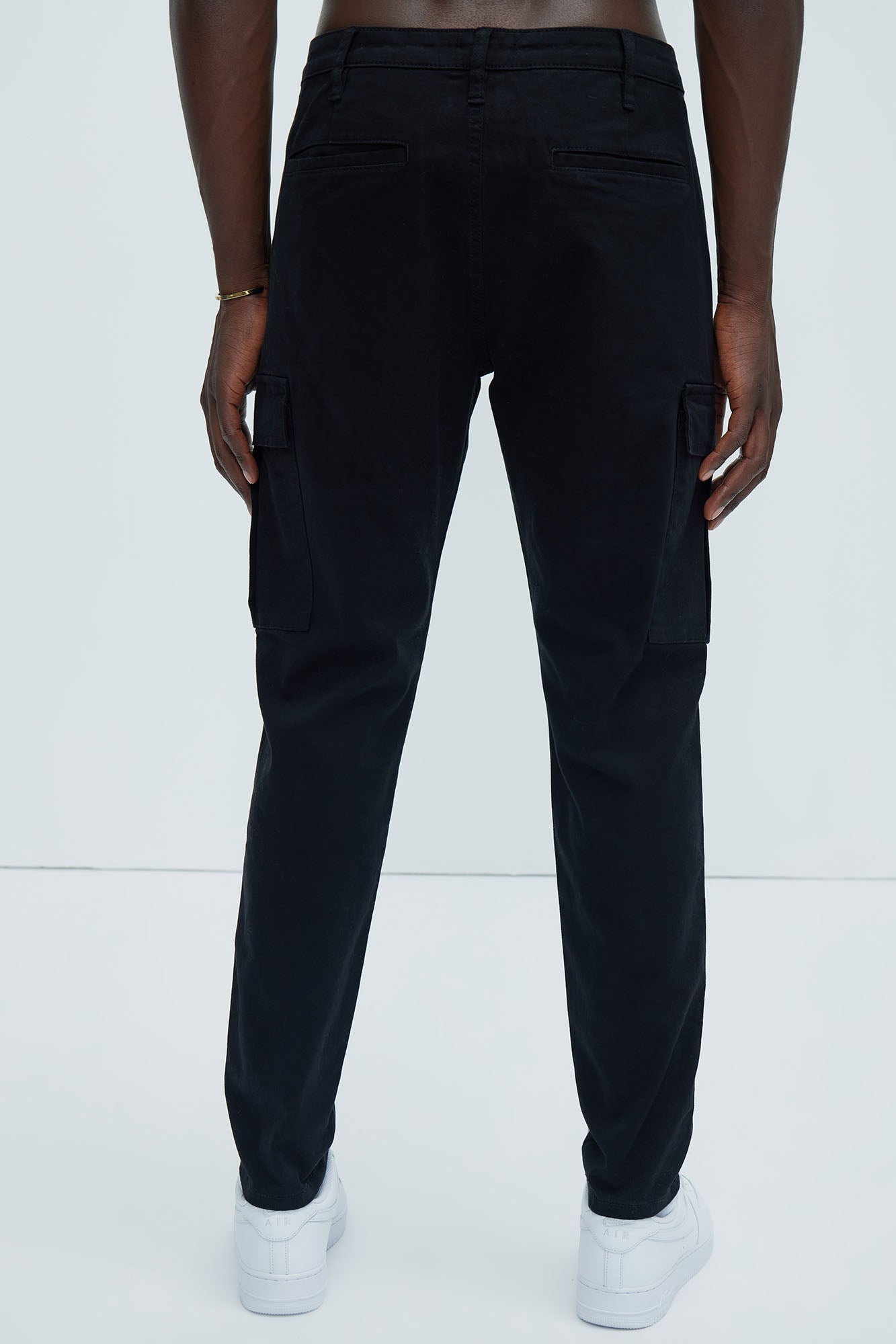 Kyle Slim Cargo Pants - Black