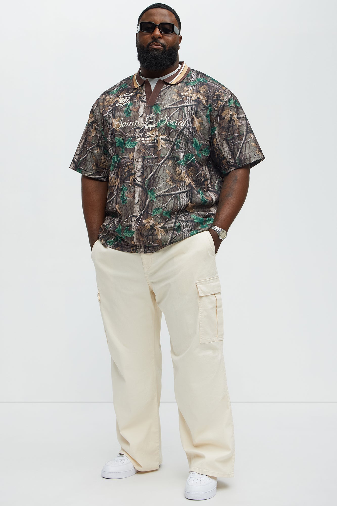 Camo Saints Short Sleeve Soccer Jersey - Camouflage