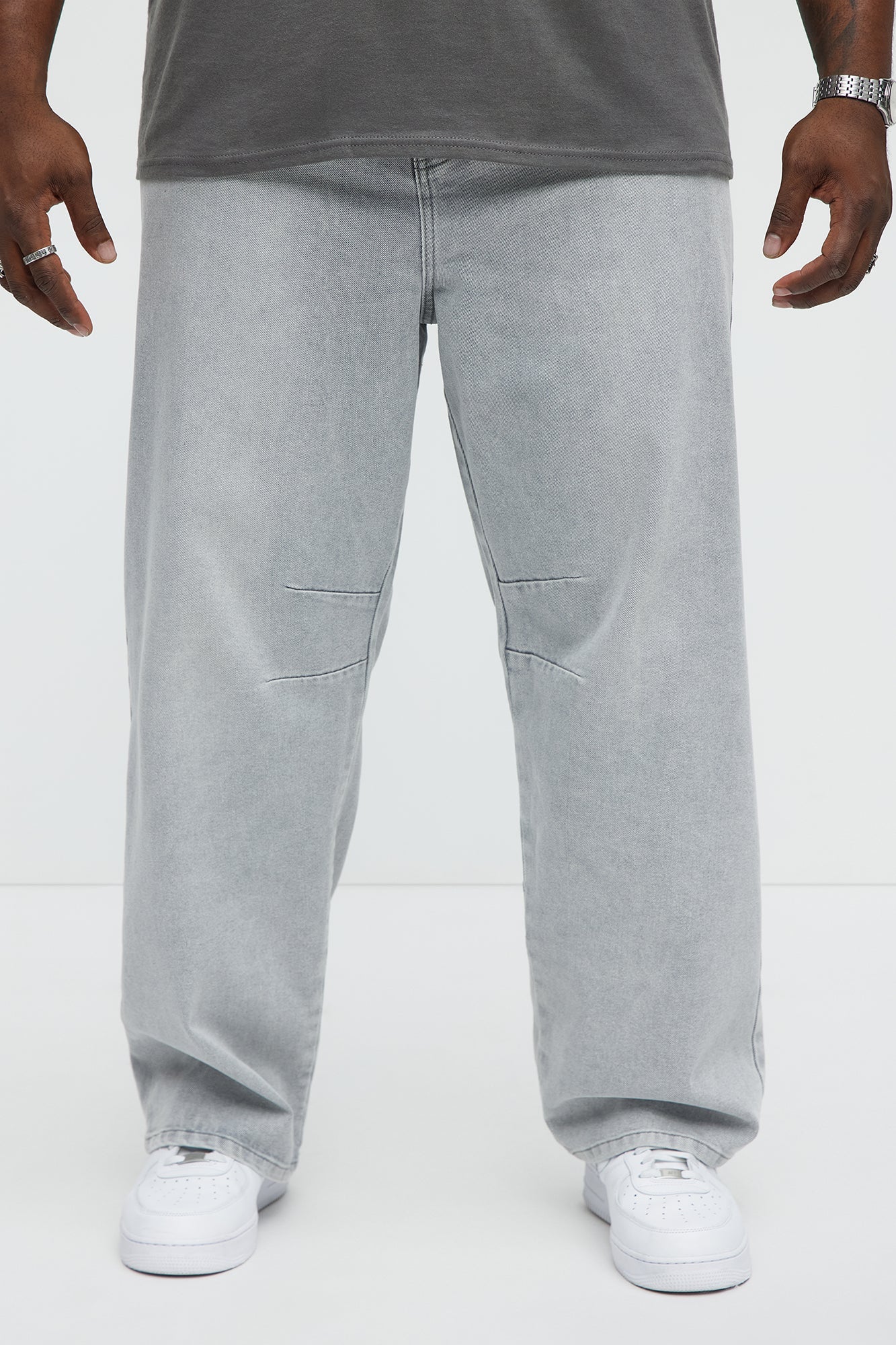 Kylan Classic Baggy Jeans - Slate Grey