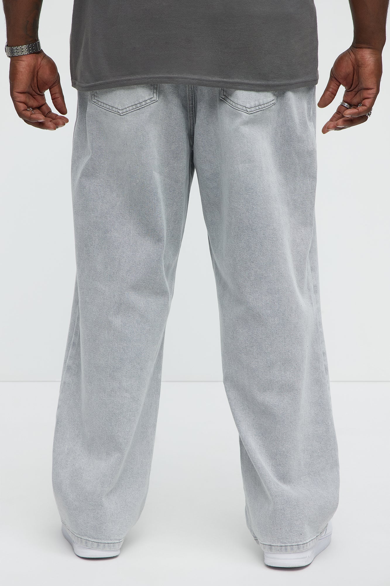 Kylan Classic Baggy Jeans - Slate Grey