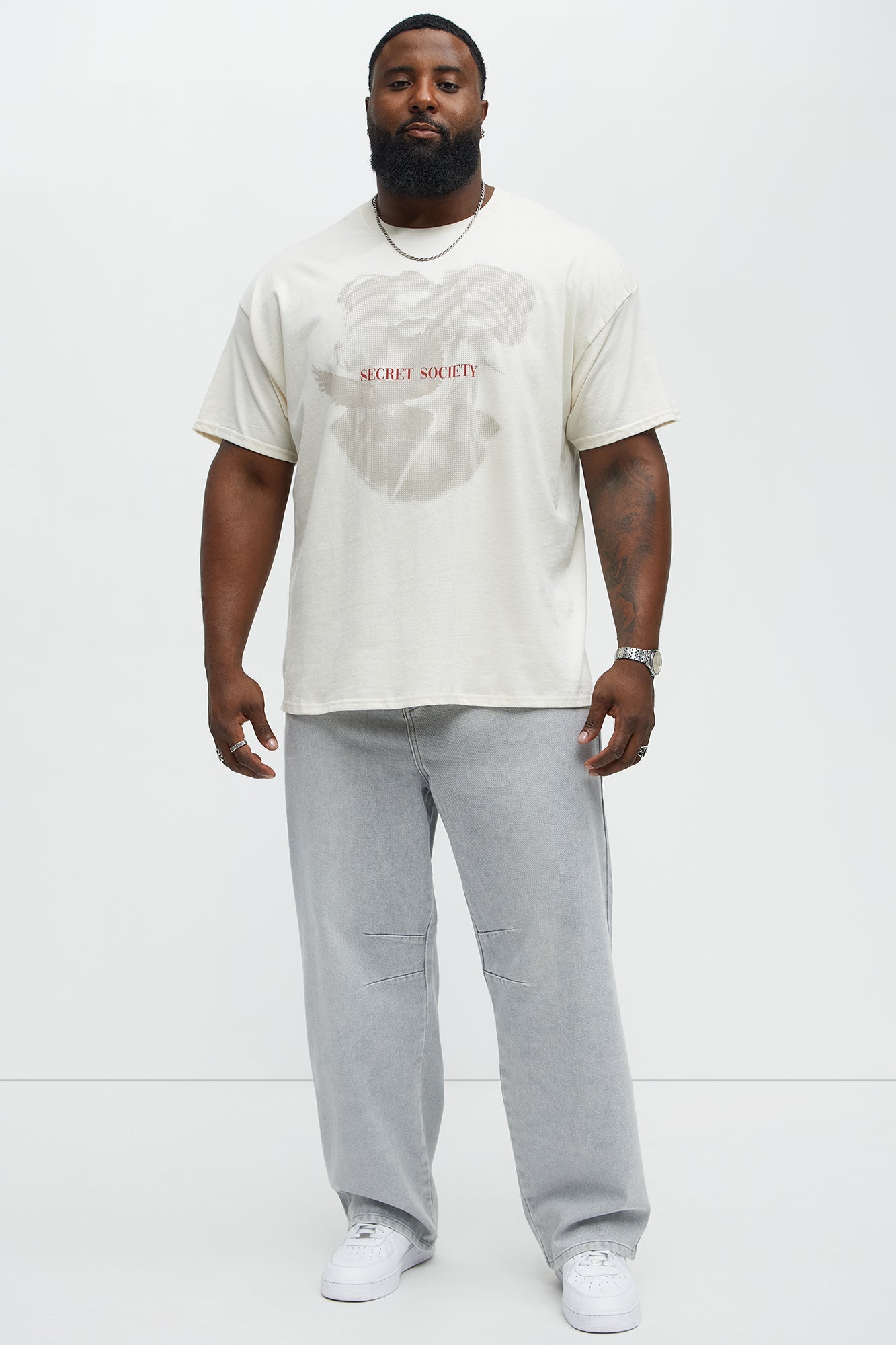 Secret Society Short Sleeve Tee - Natural