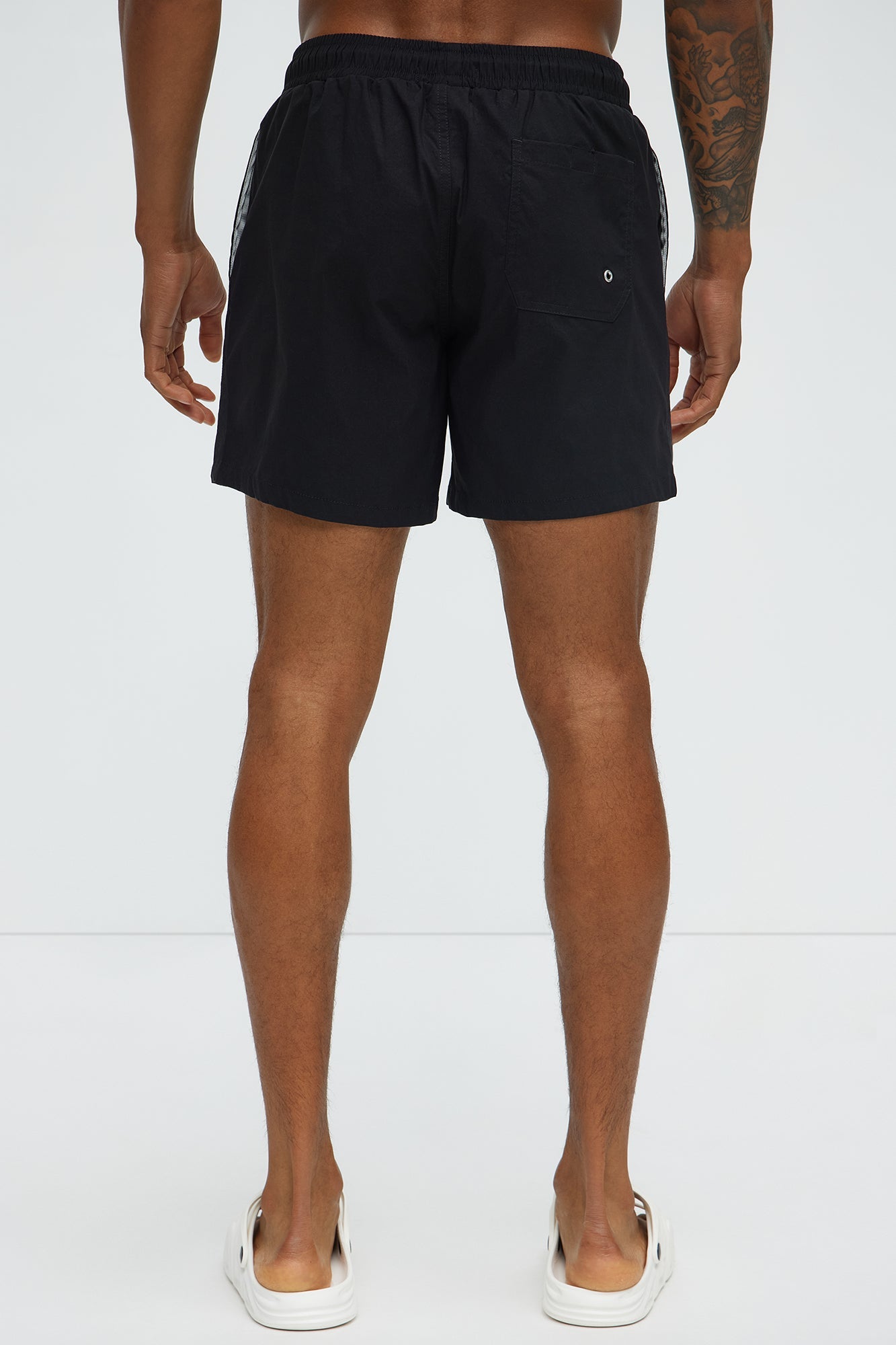 Hype Summer Swim Mid Trunk - Black/combo