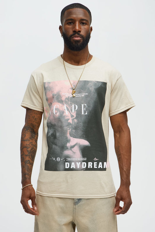 Escape Daydreams Short Sleeve Tee - Sand