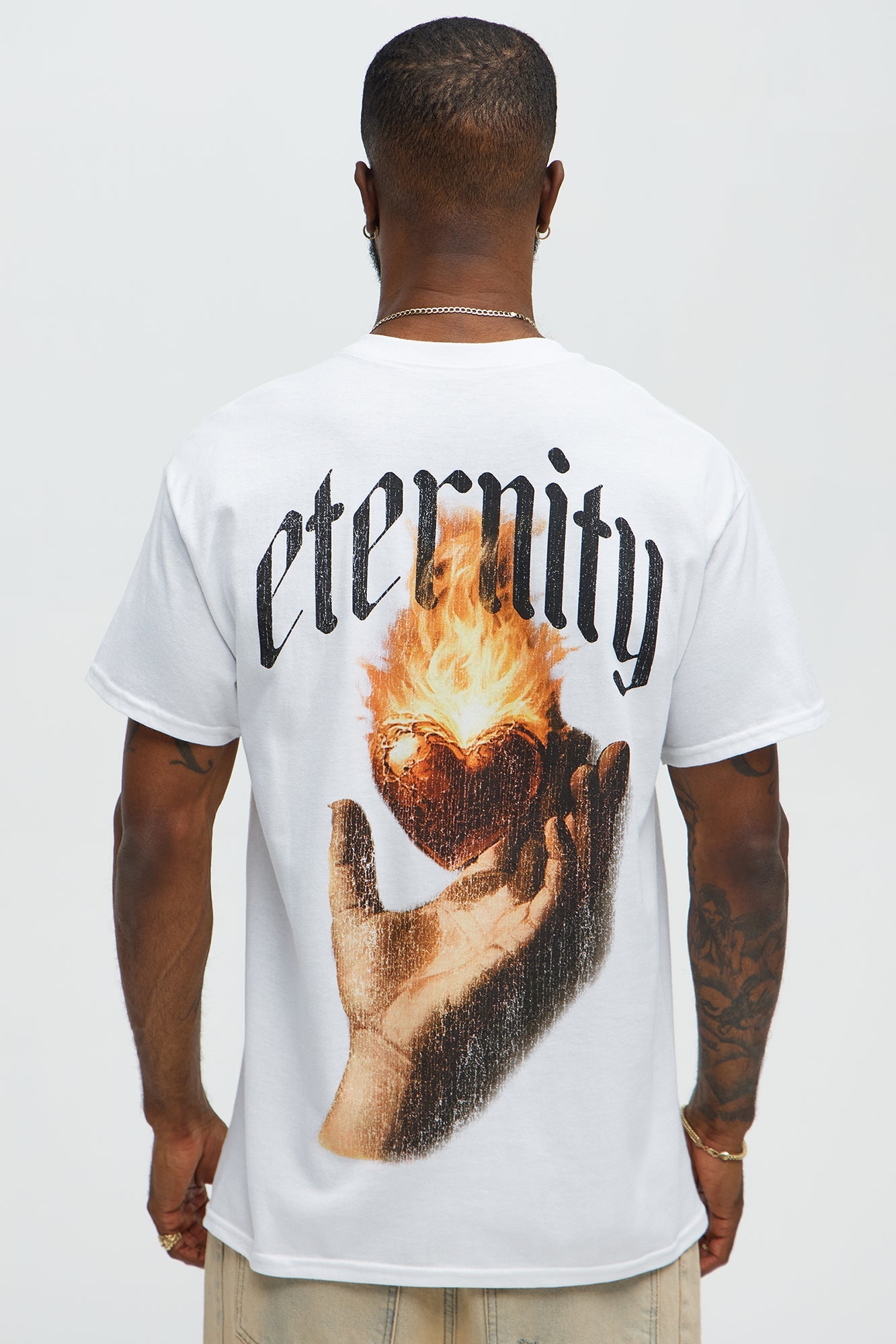 Eternal Heart Short Sleeve Tee - White