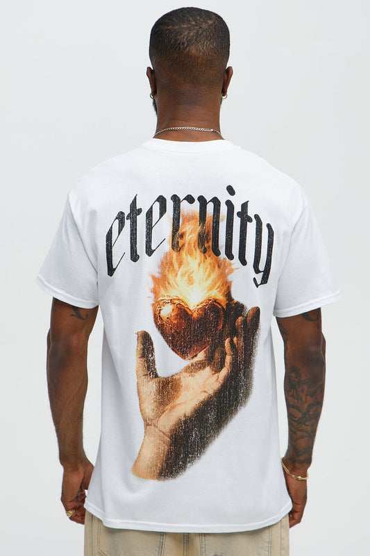 Eternal Heart Short Sleeve Tee - White