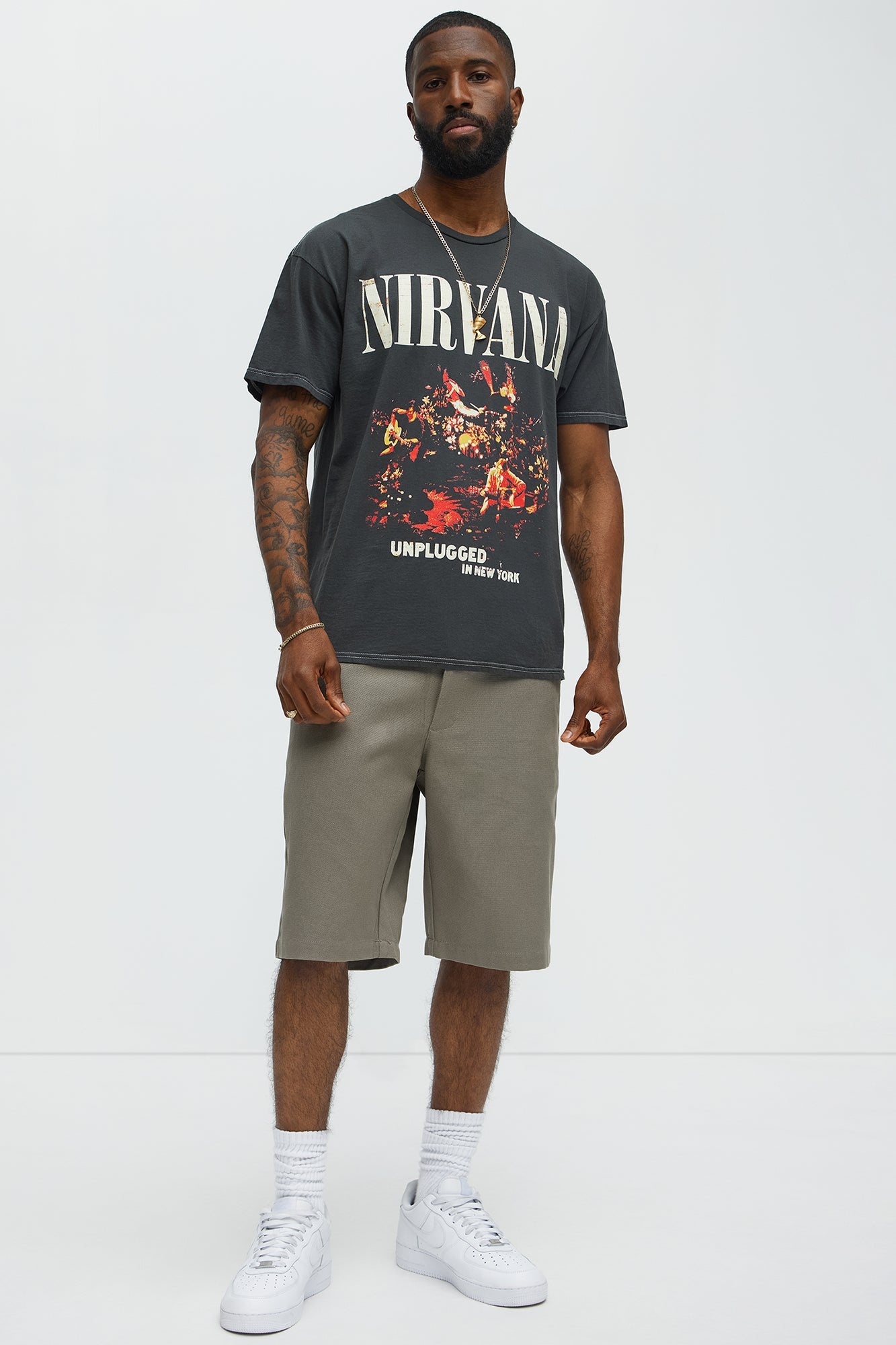 Nirvana New York Unplugged Short Sleeve Tee - Black