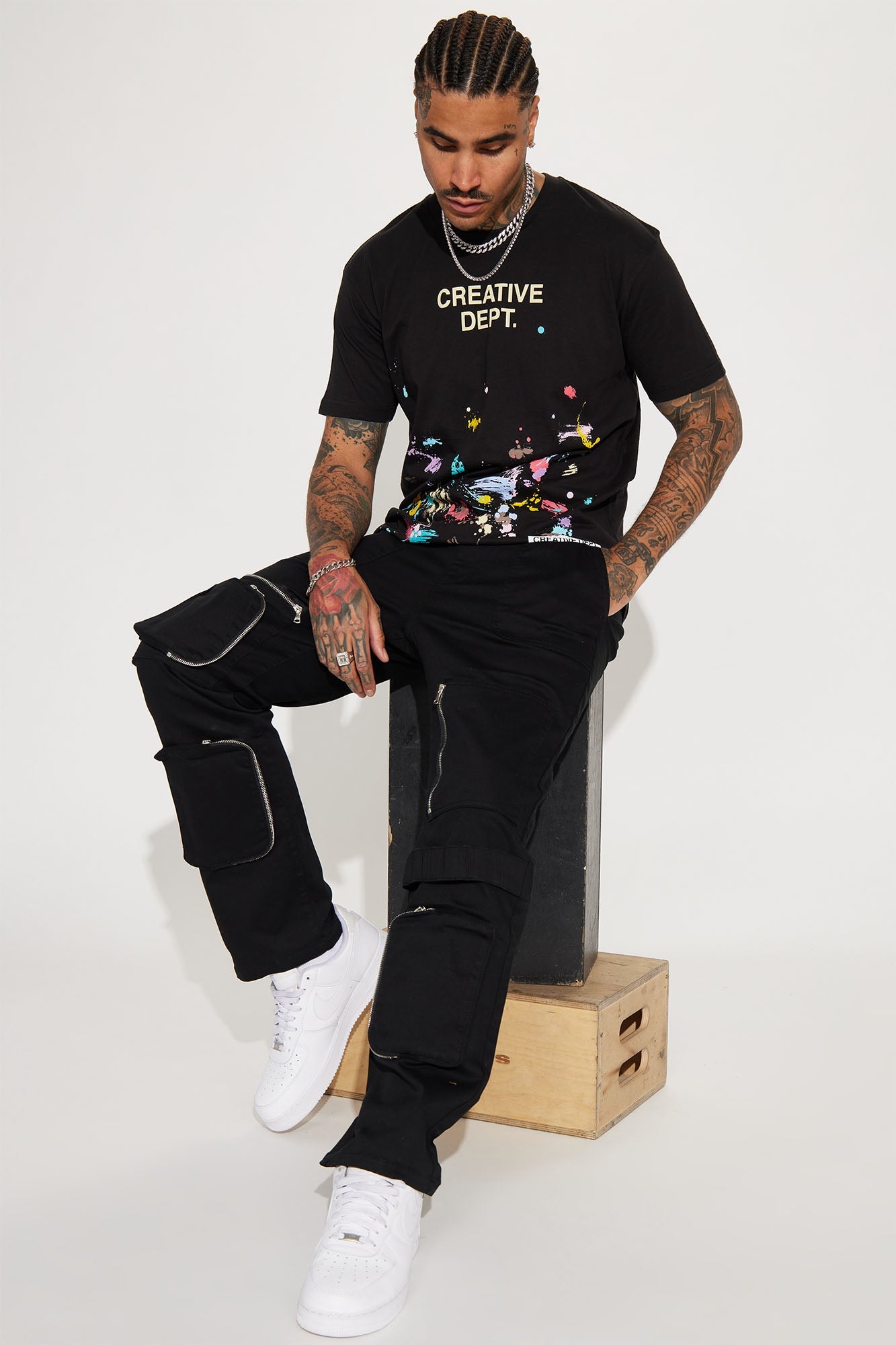 Creative Dept Short Sleeve Tee - Black