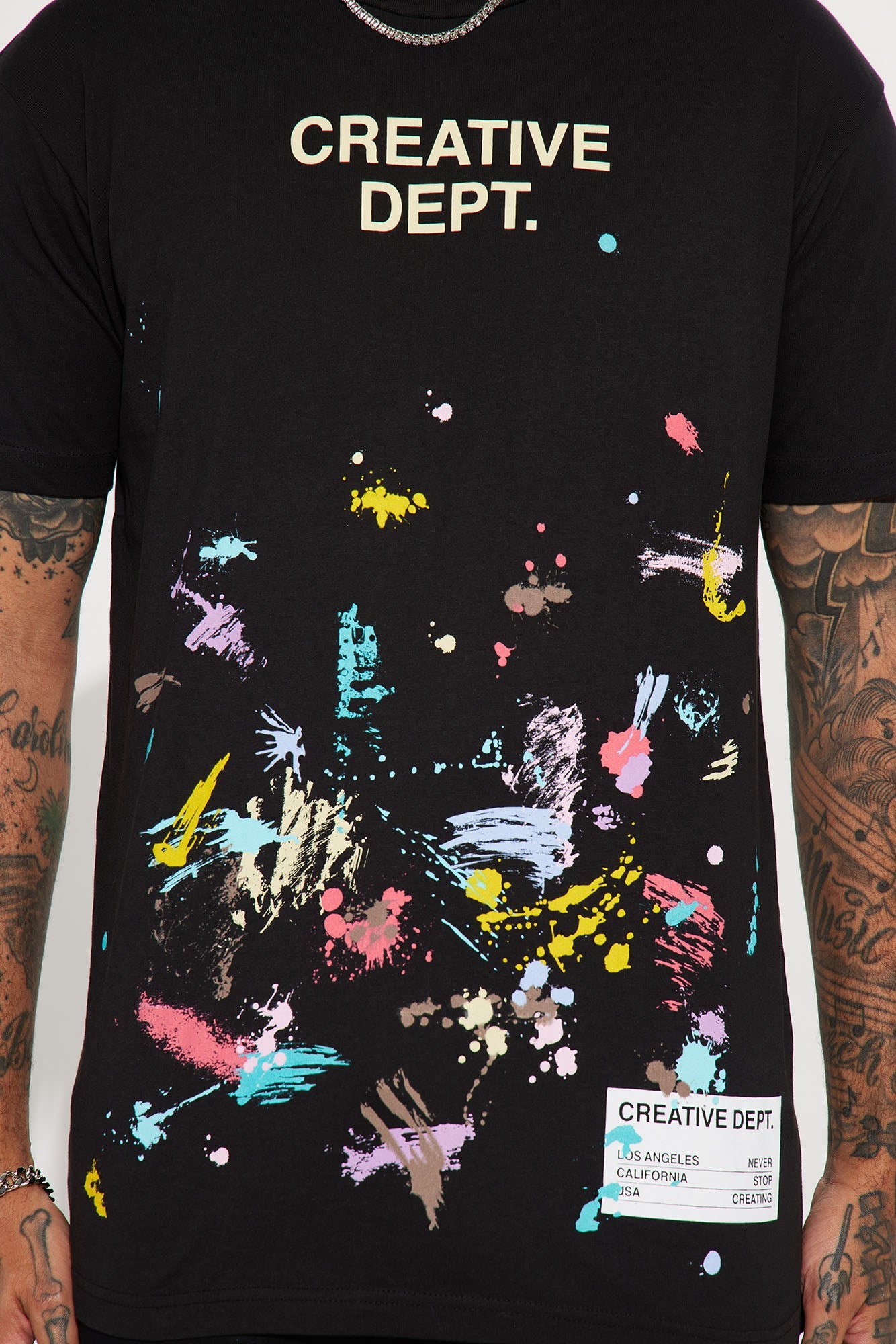 Creative Dept Short Sleeve Tee - Black