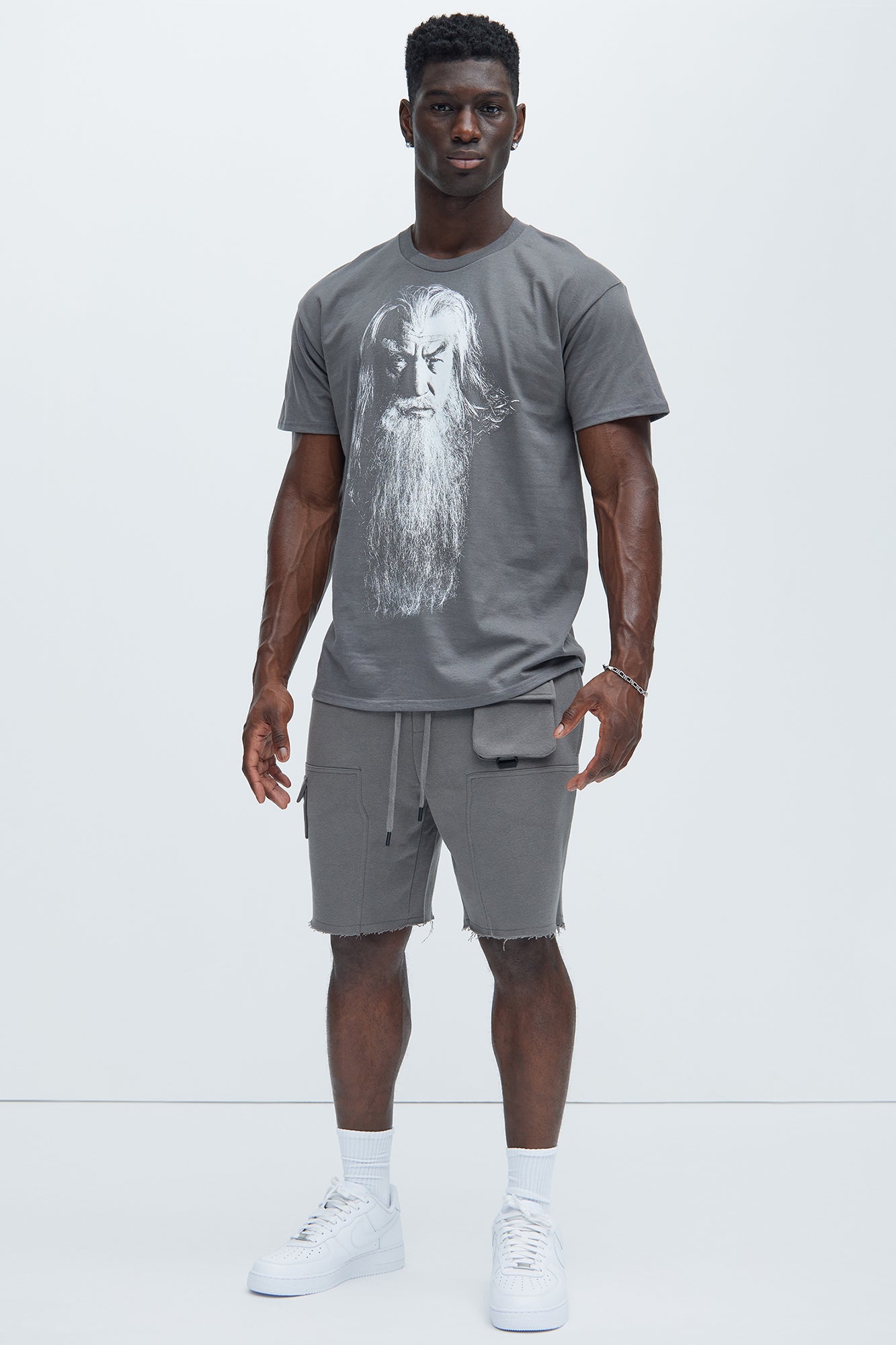 Tyson Keep It Going Carpenter Sweat Shorts - Charcoal