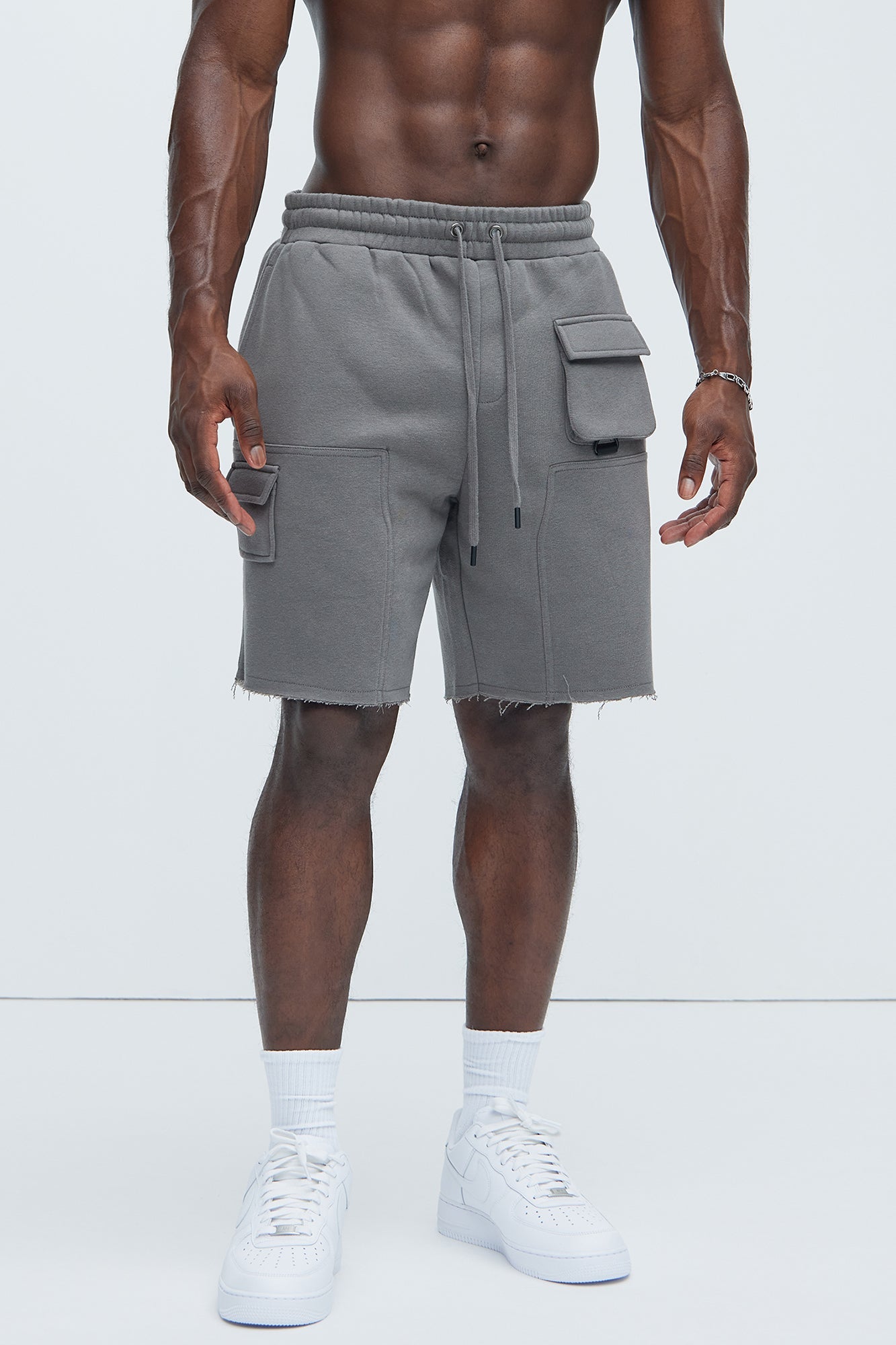 Tyson Keep It Going Carpenter Sweat Shorts - Charcoal