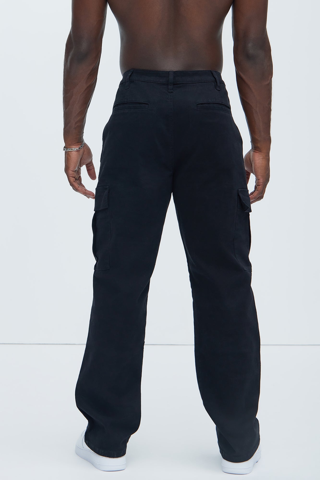 Kyle Straight Cargo Pants - Black