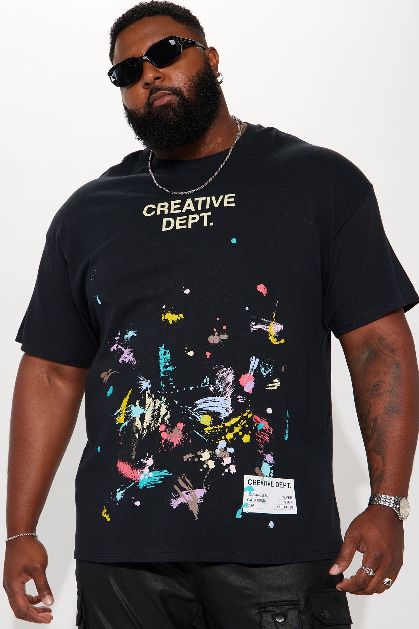 Creative Dept Short Sleeve Tee - Black