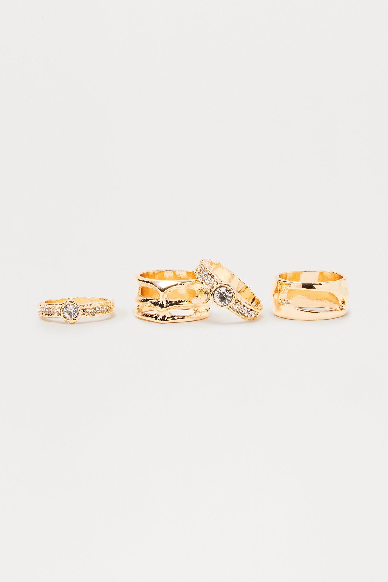 St. Larenet Ring Set - Gold