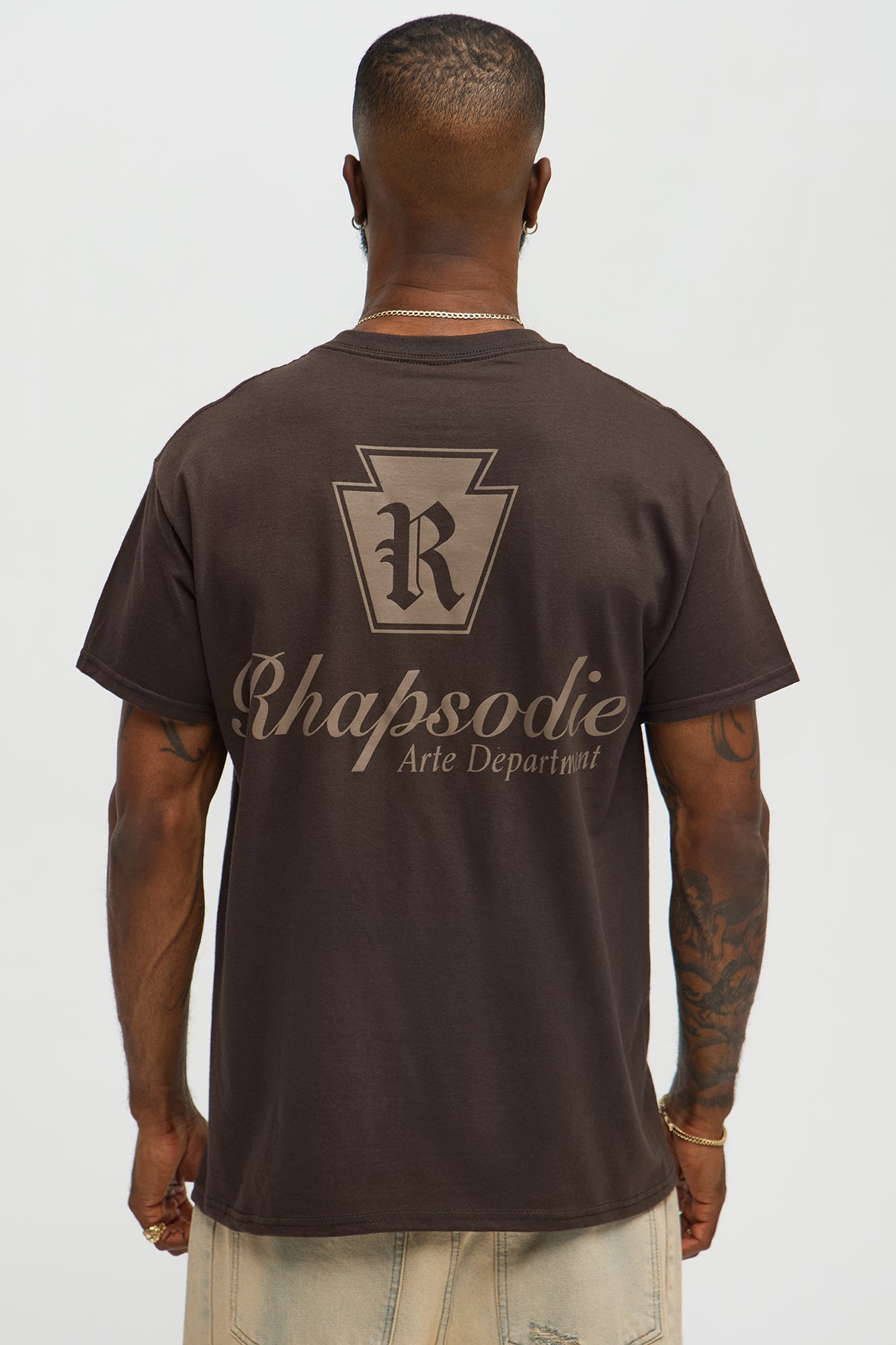Rhapsodie Art Dept Short Sleeve Tee - Chocolate